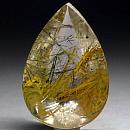 Cervantite inclusions in Quartz