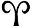 Aries glyph
